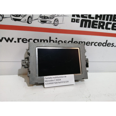 pantalla multifuncion de mercedes clase c (w204)